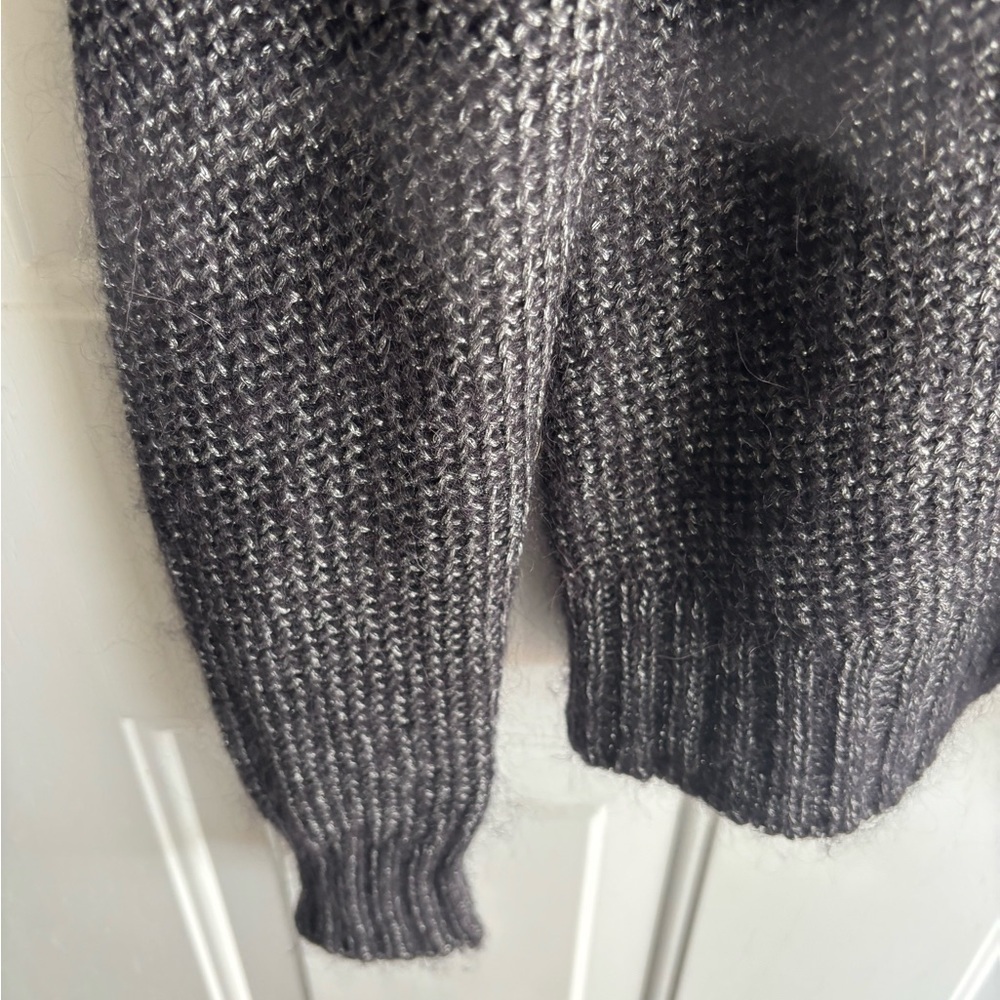 Eileen Fisher pullover Mohawk metallic sweater size Small - Picture 5 of 6